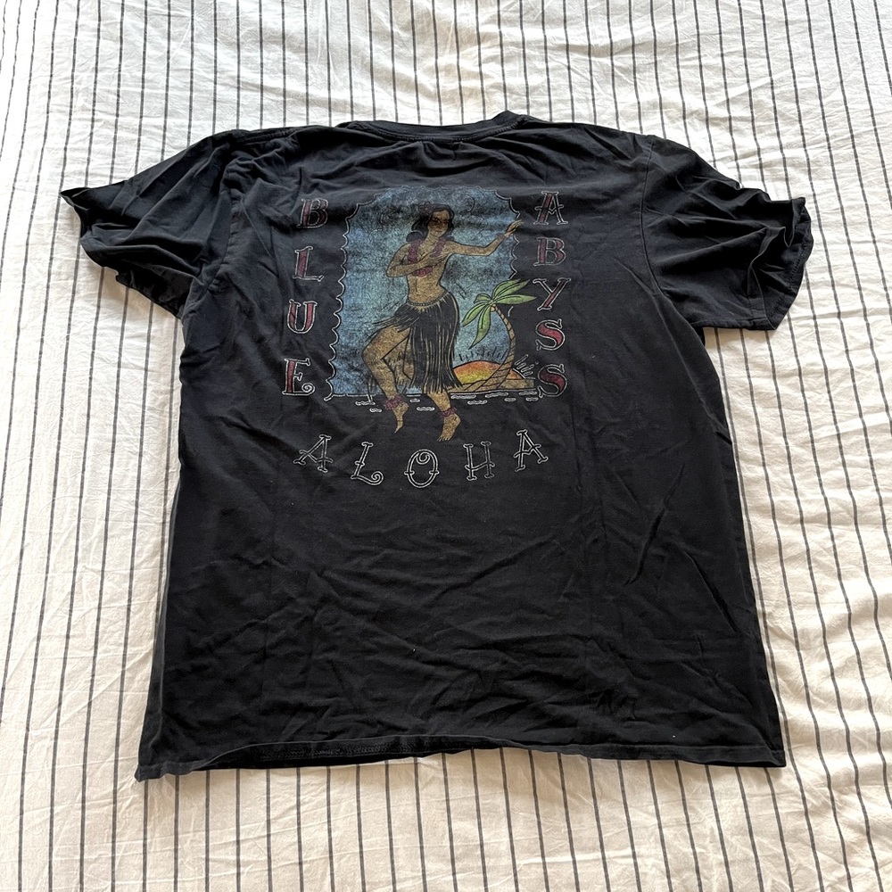Black Graphic Surf T Shirt